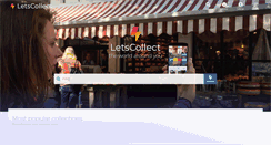 Desktop Screenshot of letscollect.com